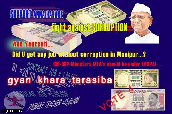 Support Anna ... Fight against Corruption. 