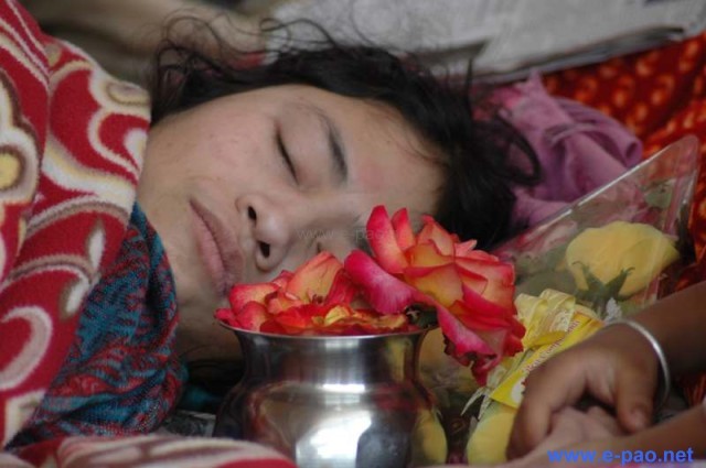 Irom Chanu Sharmila is re arrested on 9th March 2009 for attempted suicide