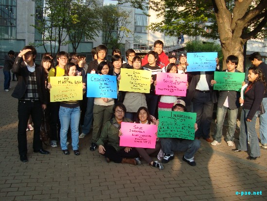 Protest against AFSPA at Seoul, South Korea :: May 10 2009