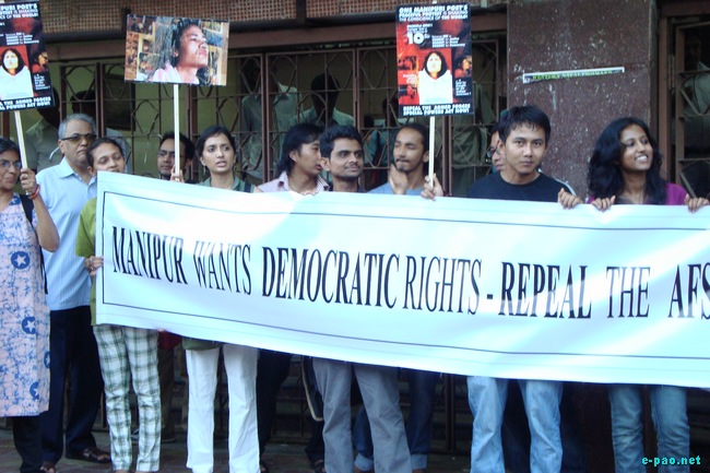 AFSPA protest meeting at Mumbai :: 21 November 2009
