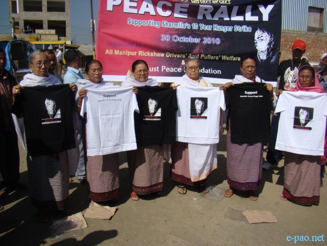 Peace rally towards the completion of Sharmila's decade hunger Strike  :: 30 October 2010