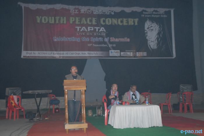 Youth Peace Concert with TAPTA celebrating the Spirit of Sharmila :: Nov 18 2010