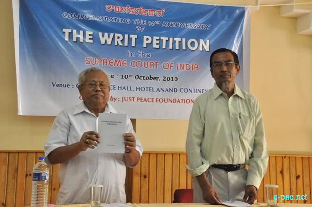 30th Anniversary of Writ Petition to Suprem Court :: 10 October 2010