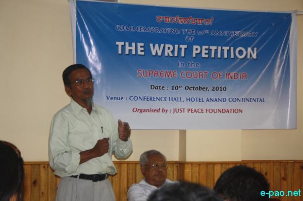 30th Anniversary of Writ Petition to Suprem Court :: 10 October 2010