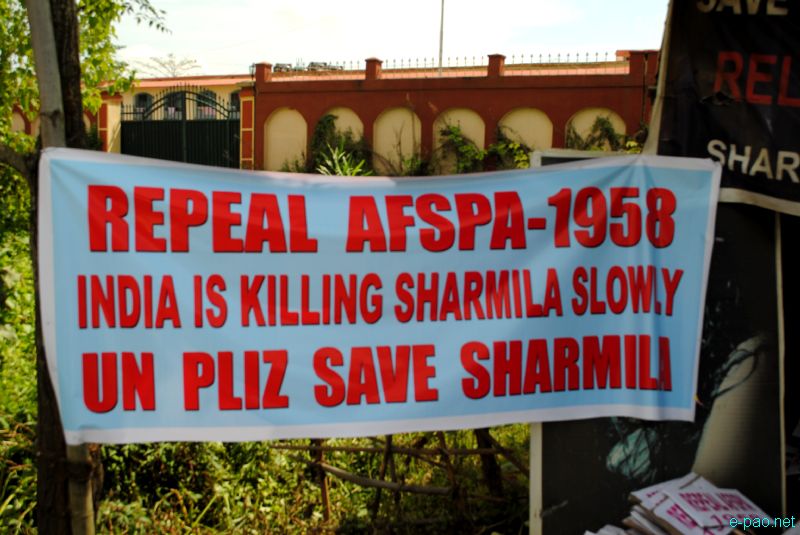 Peace Rally at Imphal observing the signing of AFSPA in 1958  :: 11 September 2011