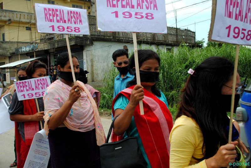 Peace Rally at Imphal observing the signing of AFSPA in 1958  :: 11 September 2011