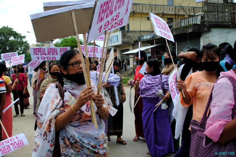 Peace Rally at Imphal observing the signing of AFSPA in 1958  :: 11 September 2011