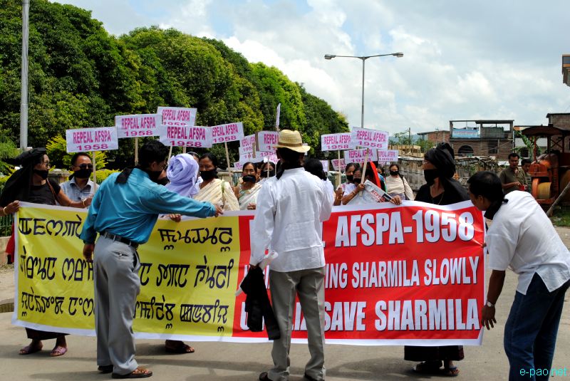 Peace Rally at Imphal observing the signing of AFSPA in 1958  :: 11 September 2011