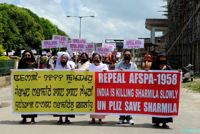 Peace Rally at Imphal observing the signing of AFSPA in 1958  :: 11 September 2011