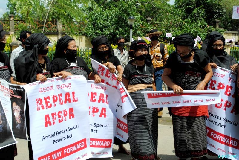 Peace Rally at Imphal observing the signing of AFSPA in 1958  :: 11 September 2011