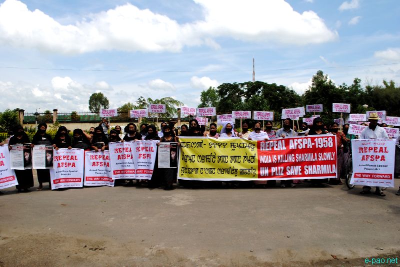 Peace Rally at Imphal observing the signing of AFSPA in 1958  :: 11 September 2011