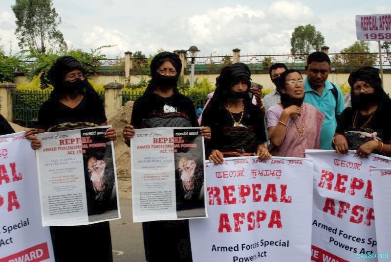 Peace Rally at Imphal observing the signing of AFSPA in 1958  :: 11 September 2011