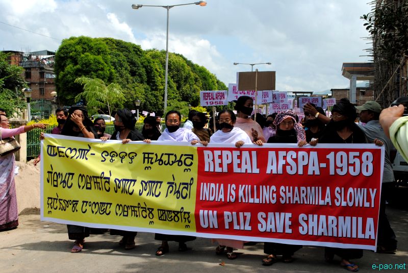 Peace Rally at Imphal observing the signing of AFSPA in 1958  :: 11 September 2011