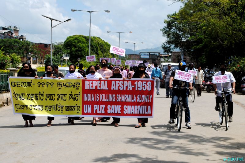 Peace Rally at Imphal observing the signing of AFSPA in 1958  :: 11 September 2011