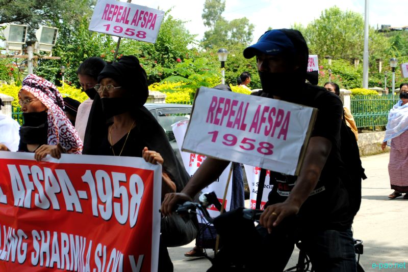 Peace Rally at Imphal observing the signing of AFSPA in 1958  :: 11 September 2011