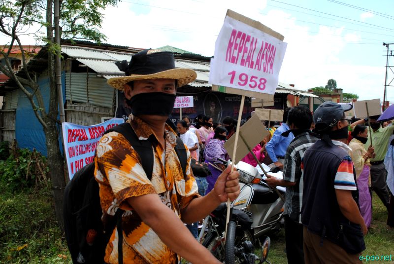 Peace Rally at Imphal observing the signing of AFSPA in 1958  :: 11 September 2011