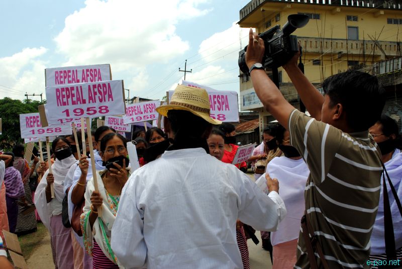Peace Rally at Imphal observing the signing of AFSPA in 1958  :: 11 September 2011