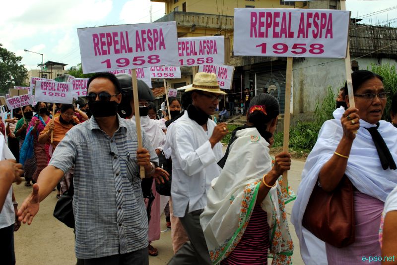 Peace Rally at Imphal observing the signing of AFSPA in 1958  :: 11 September 2011