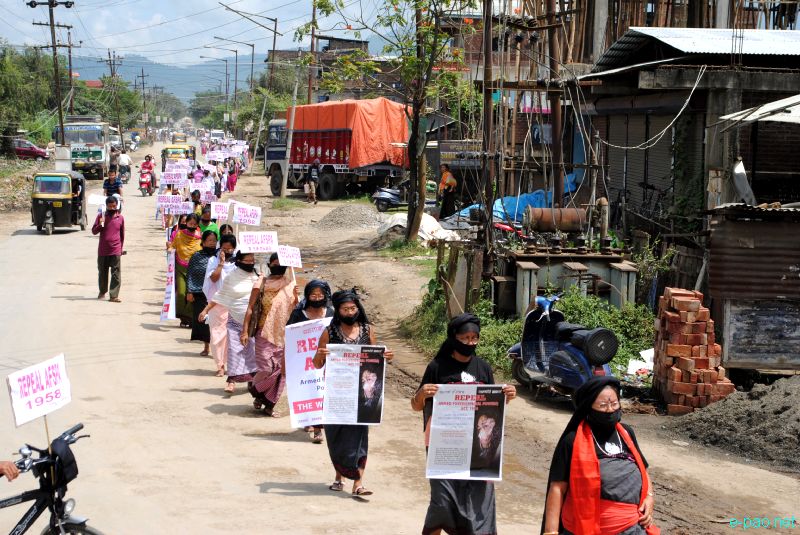 Peace Rally at Imphal observing the signing of AFSPA in 1958  :: 11 September 2011