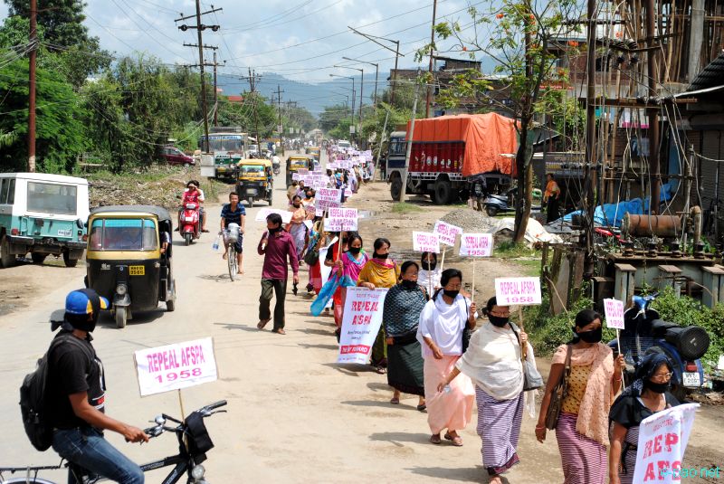 Peace Rally at Imphal observing the signing of AFSPA in 1958  :: 11 September 2011