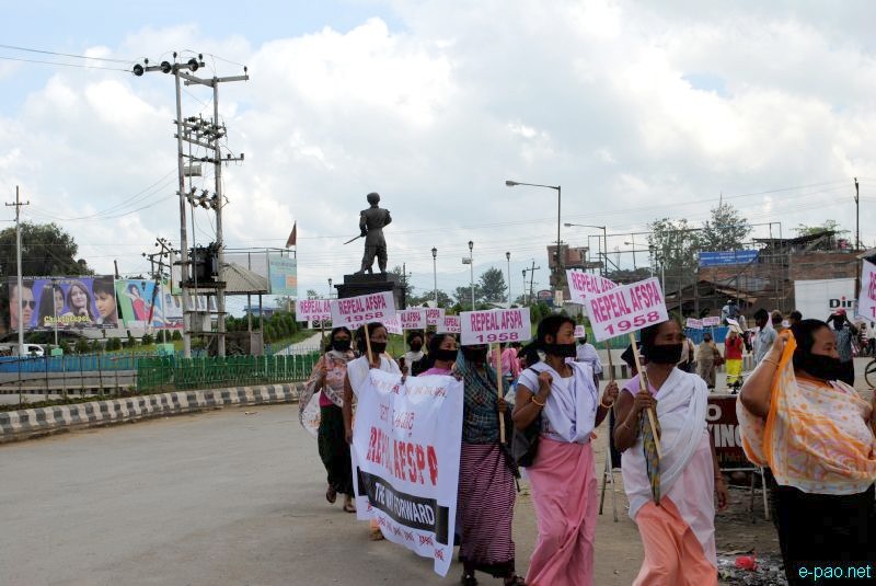 Peace Rally at Imphal observing the signing of AFSPA in 1958  :: 11 September 2011