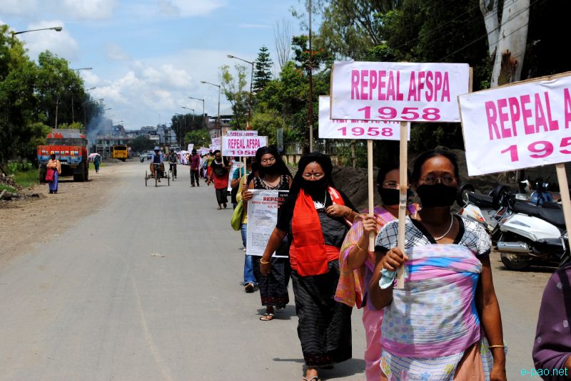 Peace Rally at Imphal observing the signing of AFSPA in 1958  :: 11 September 2011