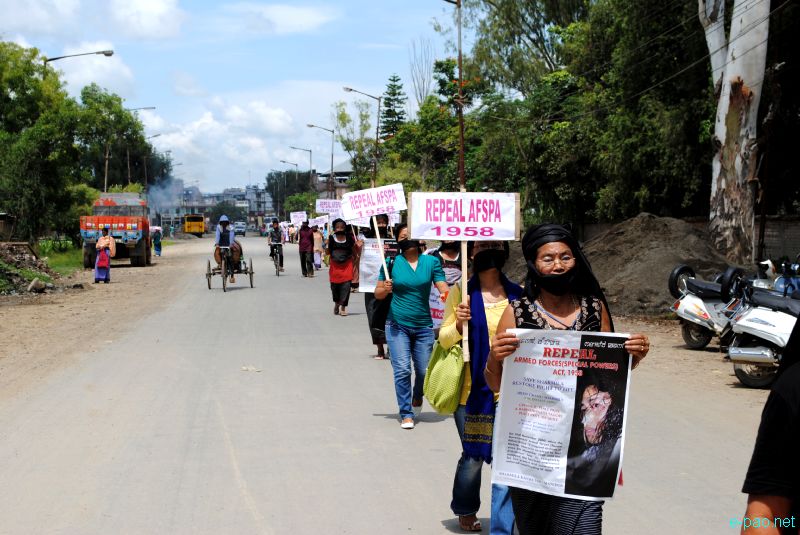Peace Rally at Imphal observing the signing of AFSPA in 1958  :: 11 September 2011