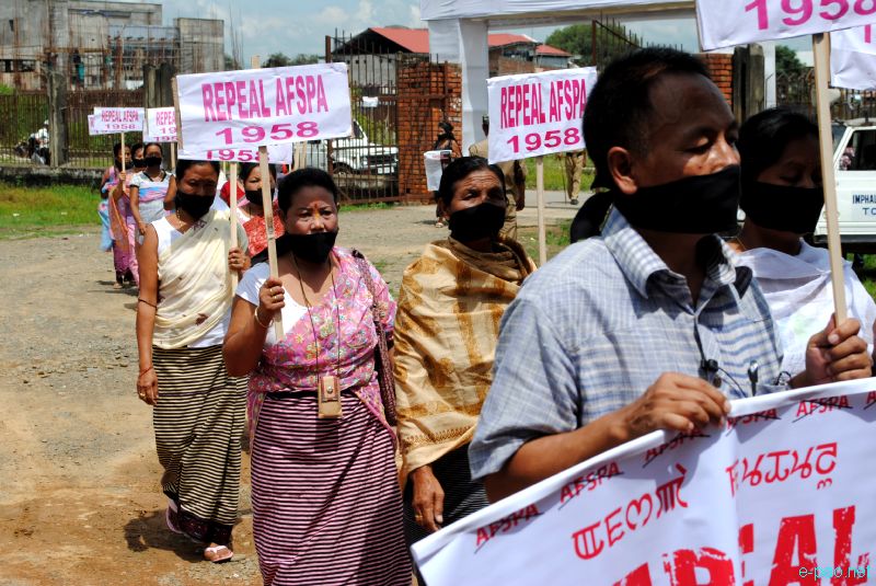 Peace Rally at Imphal observing the signing of AFSPA in 1958  :: 11 September 2011