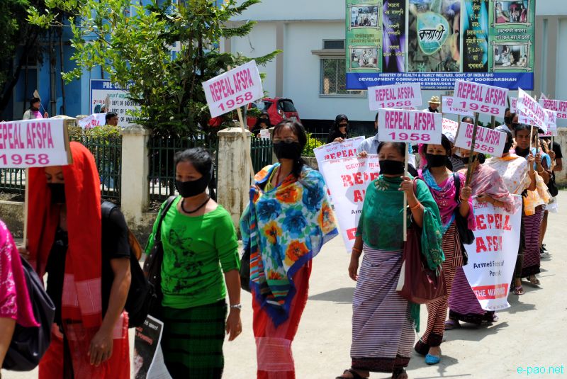 Peace Rally at Imphal observing the signing of AFSPA in 1958  :: 11 September 2011