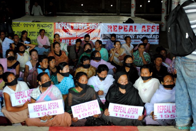 Peace Rally at Imphal observing the signing of AFSPA in 1958  :: 11 September 2011