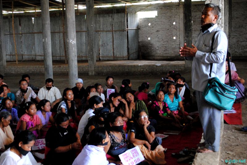 Peace Rally at Imphal observing the signing of AFSPA in 1958  :: 11 September 2011