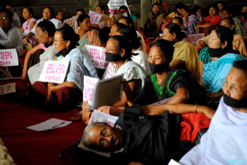 Peace Rally at Imphal observing the signing of AFSPA in 1958  :: 11 September 2011