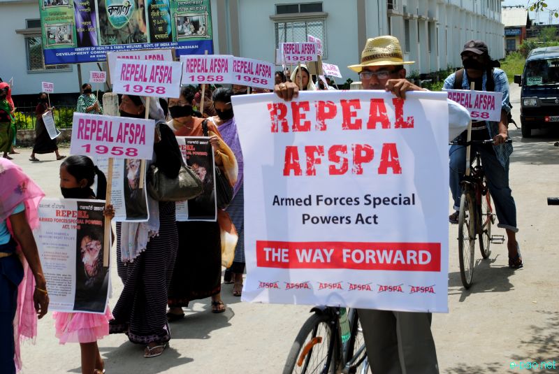 Peace Rally at Imphal observing the signing of AFSPA in 1958  :: 11 September 2011