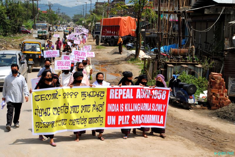 Peace Rally at Imphal observing the signing of AFSPA in 1958  :: 11 September 2011