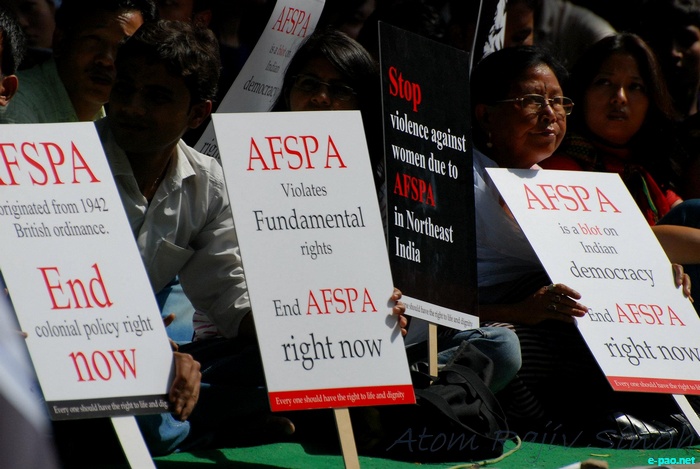 Peaceful March for Save Democracy - Repeal AFSPA at New Delhi on 2 October, 2011 