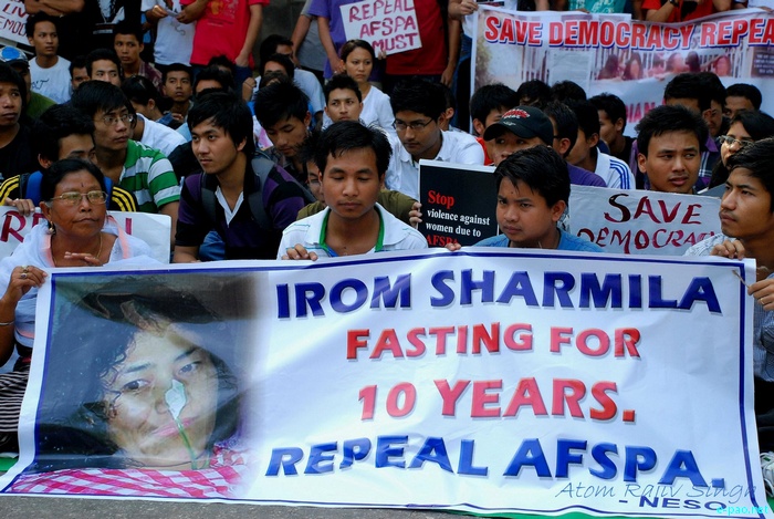 Peaceful March for Save Democracy - Repeal AFSPA at New Delhi ::  2 October, 2011