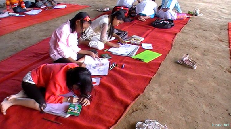Painting Competition at Festival of Hope, Peace and Justice for Irom Sharmila  :: 2011
