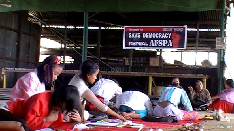 Painting Competition at Festival of Hope, Peace and Justice for Irom Sharmila  :: 2011