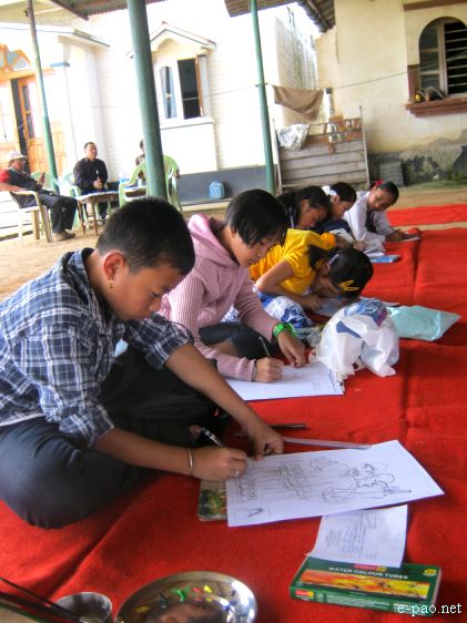 Painting Competition at Festival of Hope, Peace and Justice for Irom Sharmila  :: 2011