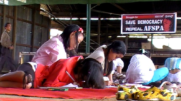 Painting Competition at Festival of Hope, Peace and Justice for Irom Sharmila  :: 2011