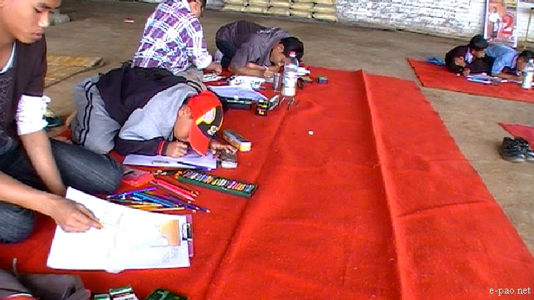 Painting Competition at Festival of Hope, Peace and Justice for Irom Sharmila  :: 2011