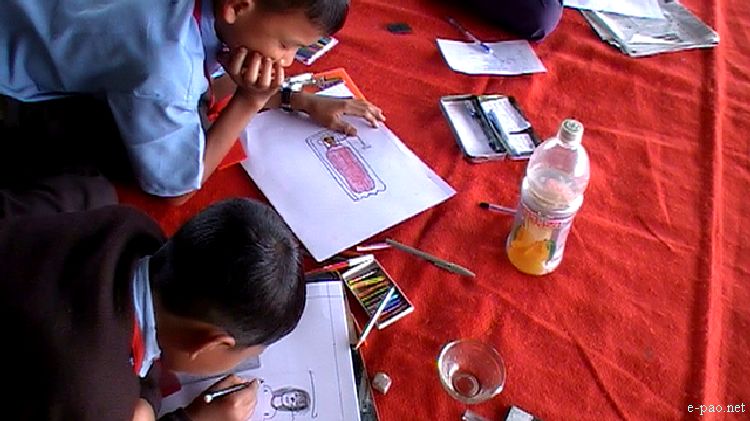 Painting Competition at Festival of Hope, Peace and Justice for Irom Sharmila  :: 2011
