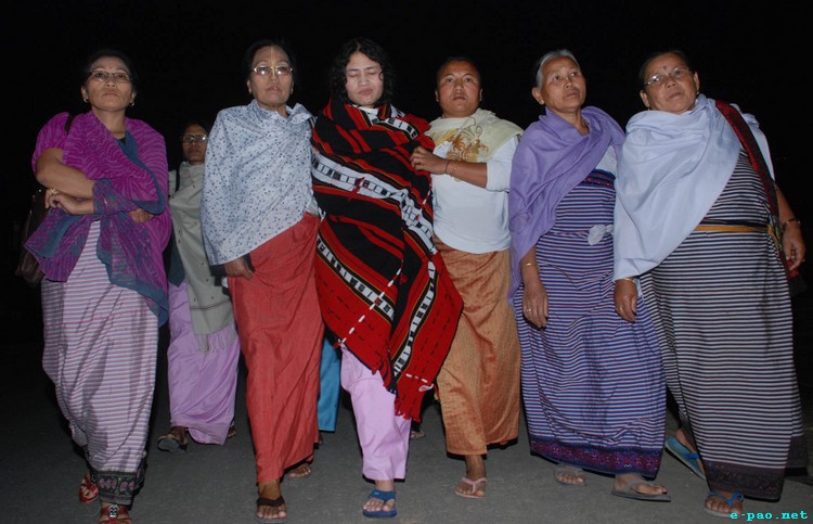 Iron Lady - Irom Sharmila Chanu released from JN Hospital, Imphal ::  March 12, 2012
