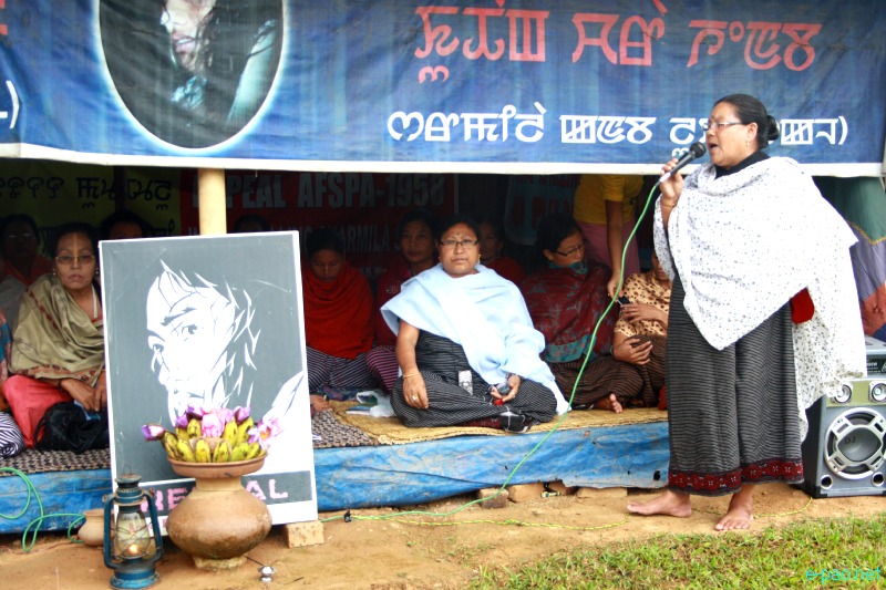 Irom Sharmila 12 years of fast: Protest meeting at JN Hospital (JNIMS), Porompat, Imphal :: Nov 5 2012