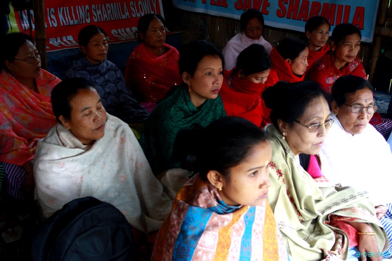 Irom Sharmila 12 years of fast: Protest meeting at JN Hospital (JNIMS), Porompat, Imphal :: Nov 5 2012
