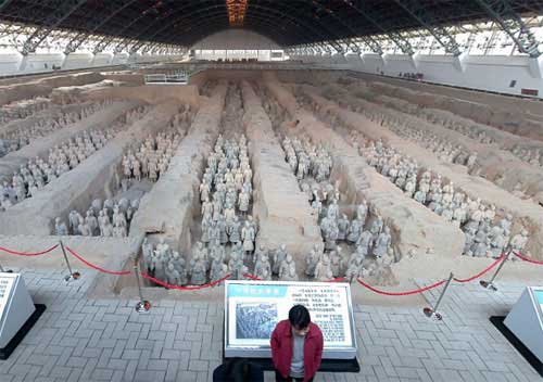 Terra Cotta Warriors of China (Terra cotta Army or Mausoleum of Qin Shi Huang)