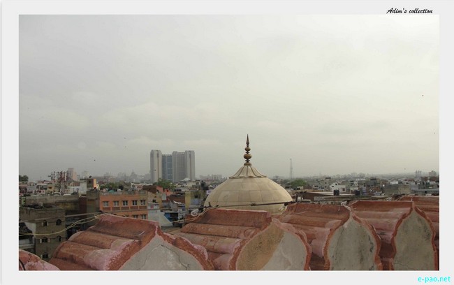 Central View of Delhi from Jama Masjid :: July 2010