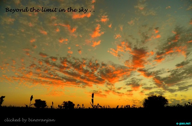 Sunsets clicked at Hutti Gold Mines regions, Karnataka :: 2010