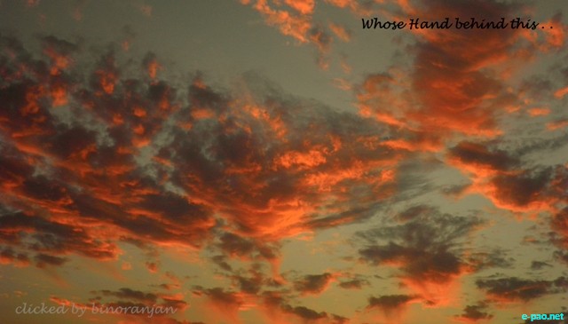 Sunsets clicked at Hutti Gold Mines regions, Karnataka :: 2010