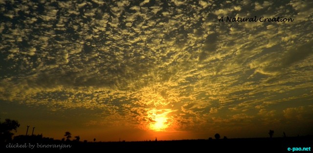 Sunsets clicked at Hutti Gold Mines regions, Karnataka :: 2010